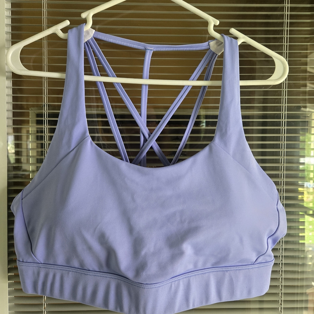 ZYIA Light Purple Strappy Sports Bra